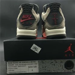 Hypeyourbeast Travis Scott X Air Jordan 4 Dark Mocha