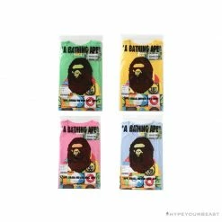 Hypeyourbeast BAPE Baby Milo Color Square Ape Head Tee Shirt'BLUE' Clothes