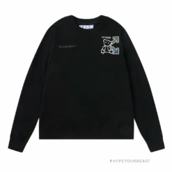 HypeYourBeast Off White Shirt Bear - Black Shirts