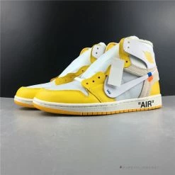 Hypeyourbeast Off-White X Air Jordan 1 High Canary Yellow