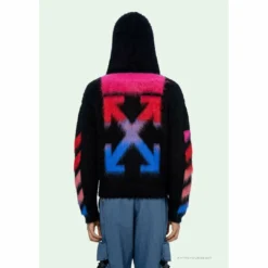 HypeYourBeast Off White Hoodie Blue Pink Hoodies & Jackets