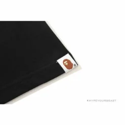 Hypeyourbeast Clothes BAPE Camouflage Three-Color Question Mark Tee Shirt'BLACK'