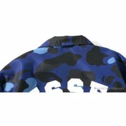 Hypeyourbeast BAPE X RUSSELL ATHLETIC Drawstring Camouflage Sweater'BLUE' Clothes