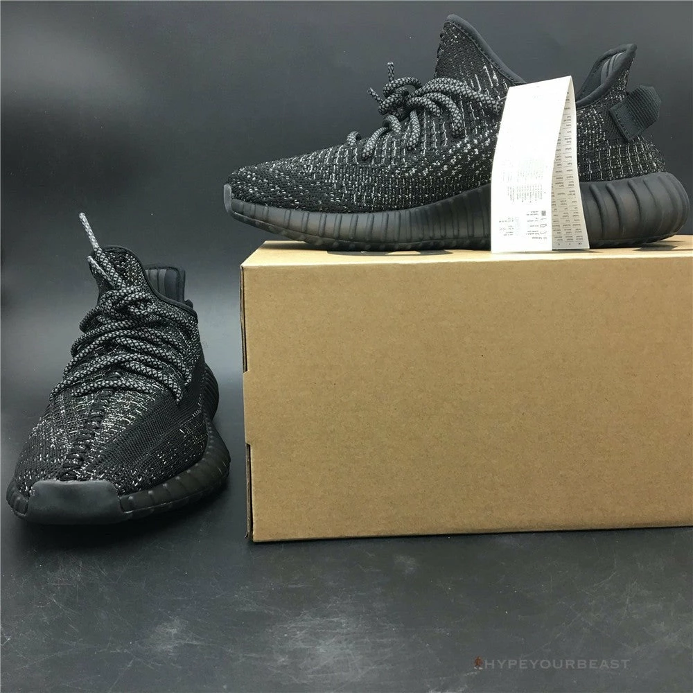 Hypeyourbeast Adidas Yeezy Boost 350 V2 Black / Black / Static