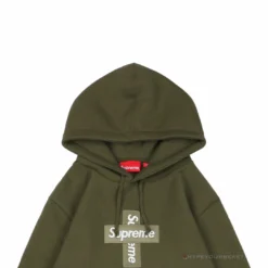 HypeYourBeast Supreme Cross Box Logo Hoodie Green
