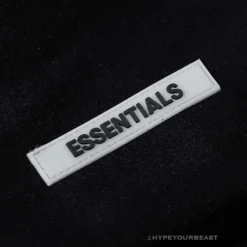 HypeYourBeast FOG Hoodie Reflective ‘ESSENTIALS’ Black Hoodies & Jackets