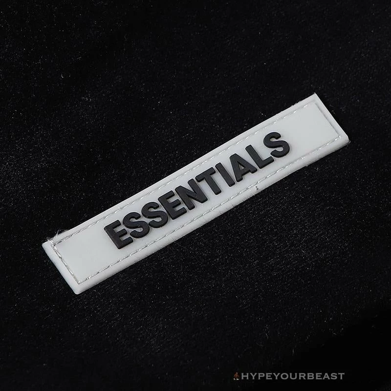 HypeYourBeast FOG Hoodie Reflective ‘ESSENTIALS’ Black Hoodies & Jackets