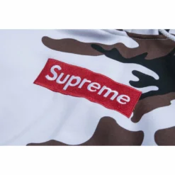HypeYourBeast Supreme Camo Hoodie White Camouflage Hoodies & Jackets