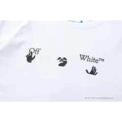 Hypeyourbeast T-Shirts OFF-WHITE The Simpson Tee Shirt'WHITE'