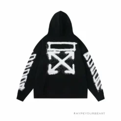 HypeYourBeast Off-White Hoodie Hallow Black Hoodies & Jackets