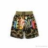 Hypeyourbeast Clothes BAPE X READYMADE Tiger Head Foam Camouflage Shorts 'GREEN'