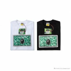 Hypeyourbeast Clothes BAPE Spoof Dollar Bill Tee Shirt'BLACK'