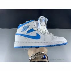 Hypeyourbeast Air Jordan 1 Mid Sail Light Blue