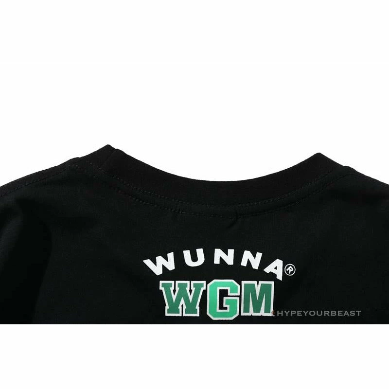 Hypeyourbeast Clothes BAPE Paint Splash Green Camouflage Tee Shirt 'BLACK'