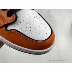 Hypeyourbeast Air Jordan 1 Mid Turf Orange Patent