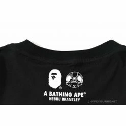 Hypeyourbeast Clothes BAPE Co-Branded Fly Boy Tee Shirt'BLACK'