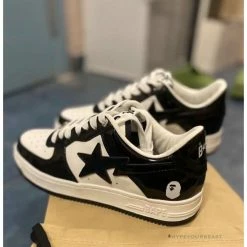 HypeYourBeast BAPE STA Low Top Sneakers Black