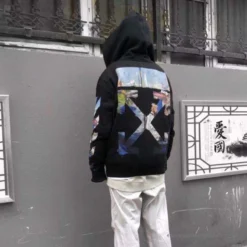 HypeYourBeast Hoodies & Jackets Off White Hoodie Vincent Van Gogh Black