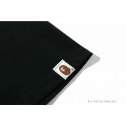 Hypeyourbeast Clothes BAPE Paint Splash Green Camouflage Tee Shirt'BLACK'