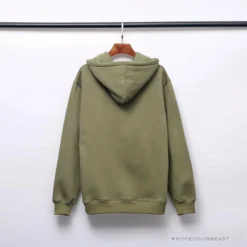 Hypeyourbeast BAPE X Bathing Ape Head Hoodie 'ARMY GREEN'