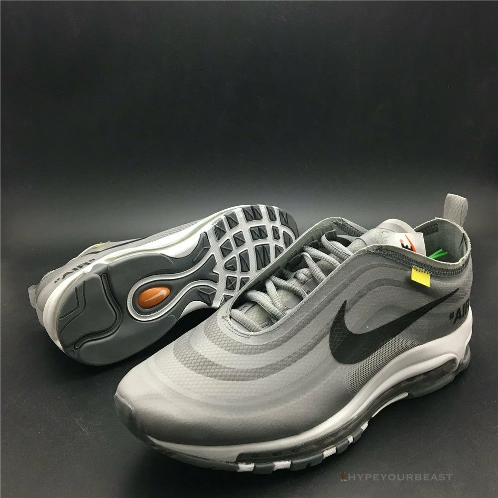 Hypeyourbeast Off White X Nike Air Max 97 Light Grey Black White