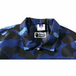 Hypeyourbeast BAPE X RUSSELL ATHLETIC Drawstring Camouflage Sweater'BLUE' Clothes
