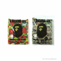 Hypeyourbeast BAPE Shark Head STA Star Camouflage Hoodie'YELLOW' Clothes