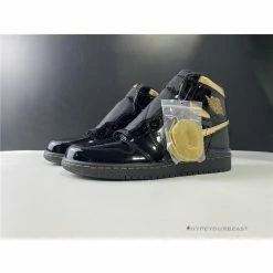 Hypeyourbeast Air Jordan 1 High'Black Metallic Gold'
