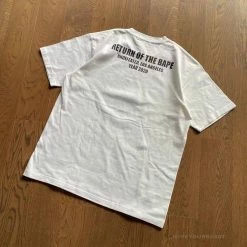 Hypeyourbeast UNDFTD X Bape Tee Shirt White Clothes