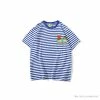 Hypeyourbeast Clothes BAPE Baby Milo Sesame Street Striped Tee Shirt 'BLUE'