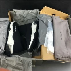 Hypeyourbeast Balenciaga BCG Sock Sneakers Clear Sole - Black