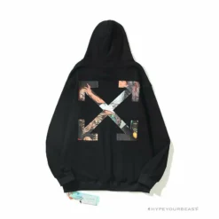 HypeYourBeast Off White Hoodie Skull Black