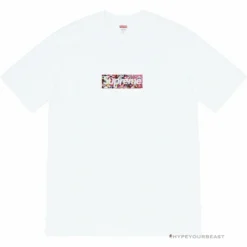 Hypeyourbeast Supreme Red Flash Box Logo Tee Shirt T-Shirts