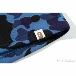 Hypeyourbeast BAPE X READYMADE Tiger Head Foam Camouflage Shorts'BLUE' Clothes