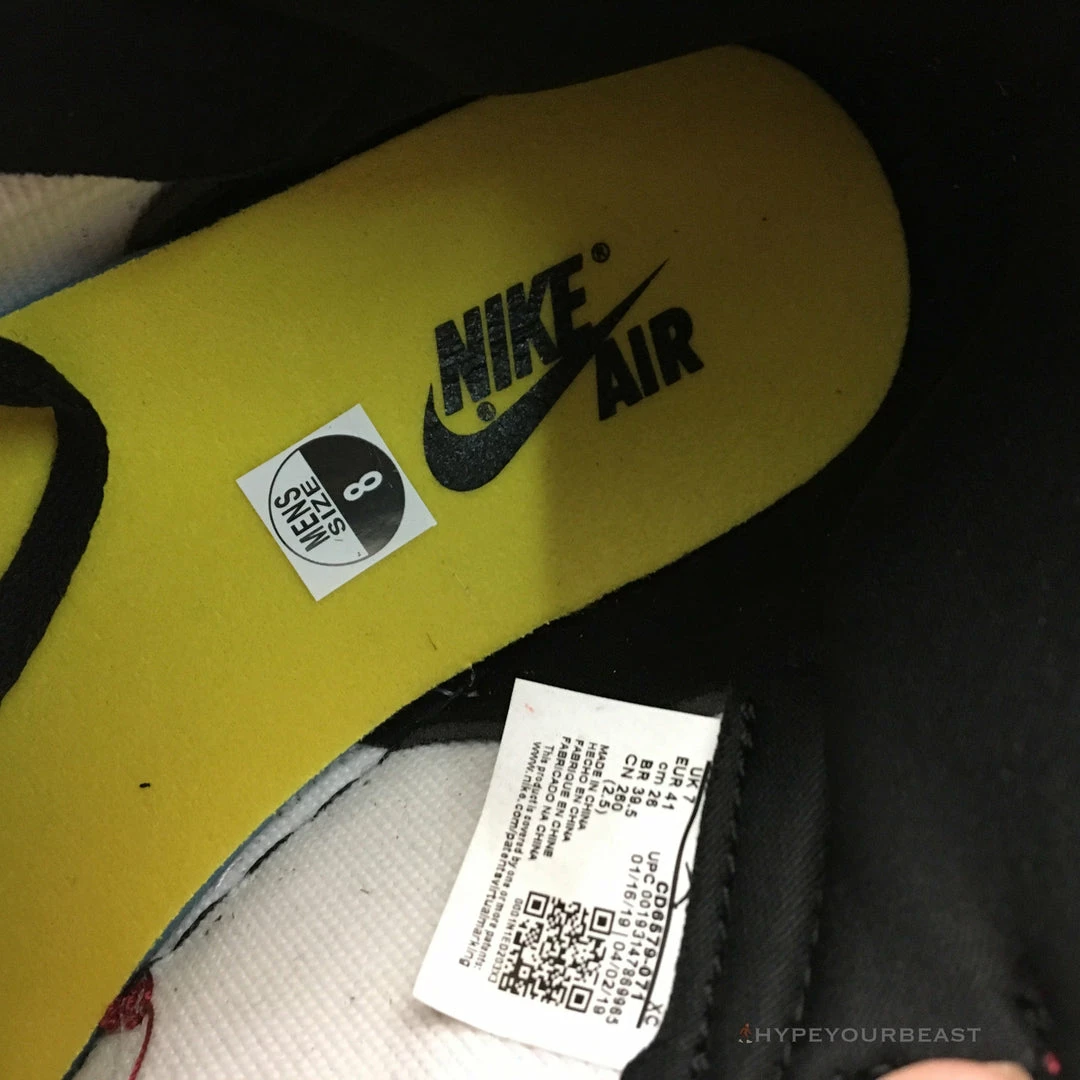 Hypeyourbeast Air Jordan 1 Retro High Defiant White Retro Red