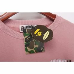 Hypeyourbeast BAPE Behind The Great Ape-Man Head Long Sleeve Shirt'PINK' Clothes