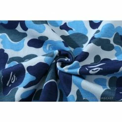 Hypeyourbeast BAPE Ape Head Star Camouflage Shading Tee Shirt'BLUE'