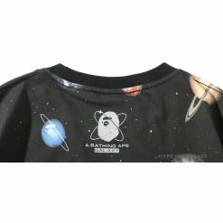 Hypeyourbeast BAPE Shark Head Planet Tee Shirt Clothes