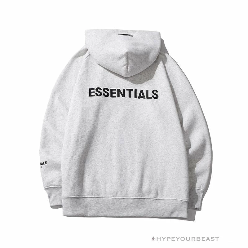 HypeYourBeast FOG Hoodie "ESSENTIALS' Gray Hoodies & Jackets