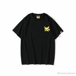 Hypeyourbeast BAPE Baby Milo Pocket Pikachu Tee Shirt 'BLACK'
