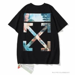 Hypeyourbeast OFF-WHITE The Virgin And Child With Saint Anne Tee Shirt'BLACK' T-Shirts