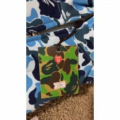 Hypeyourbeast Bape Jacket Blue Camo
