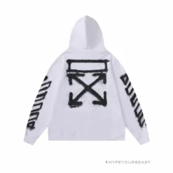HypeYourBeast Off-White Hoodie Hallow White Hoodies & Jackets