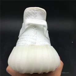 Hypeyourbeast Adidas Yeezy Boost 350 V2 White / White Translucent Stripe