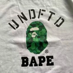 Hypeyourbeast UNDFTD X Bape Tee Shirt White Clothes