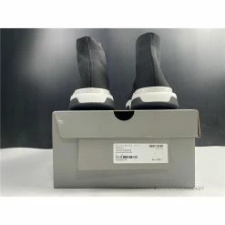 Hypeyourbeast BCG Sock Sneakers Black / White Sole Balanciaga Sock Sneakers