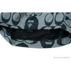 Hypeyourbeast BAPE X COACH Co-Branded Grey-Blue Shorts Clothes