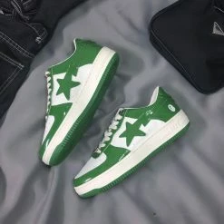 HypeYourBeast BAPE STA Low Top Sneakers Green