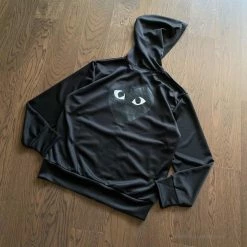 HypeYourBeast CDG Hoodie Black Hoodies & Jackets