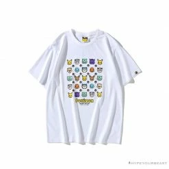 Hypeyourbeast BAPE Baby Milo Pokémon Tee Shirt 'WHITE'